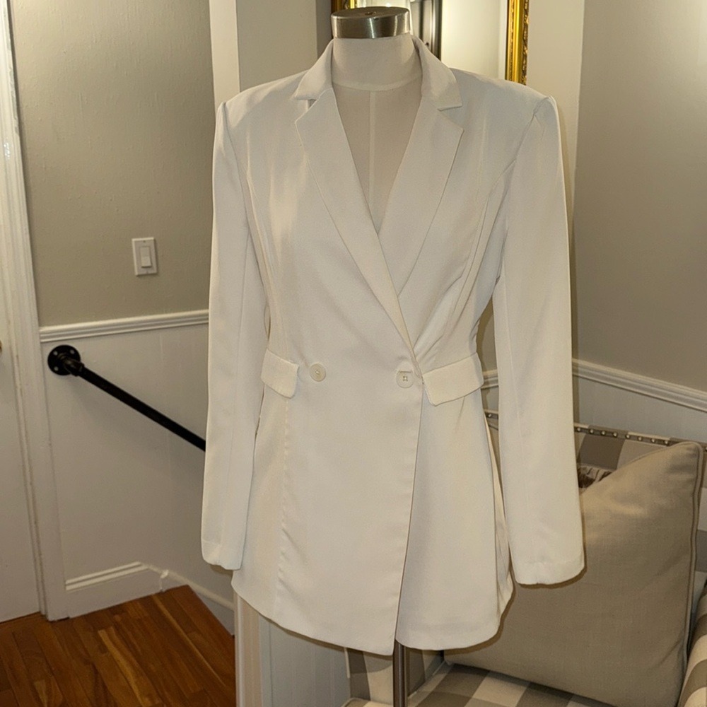 Endless Rose Suit Blazer Romper. Large. Like new. Measurements in pics.